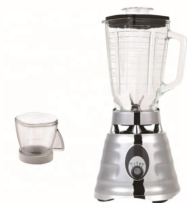 China Beater Ejector Knob CE CB ETL Electric Blender 2 in 1 Plastic, Large Glass Jar Fruit Blender TYB-4655 for sale