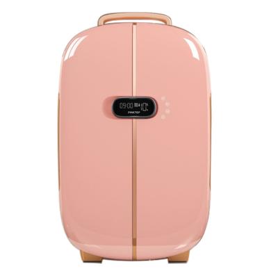 China New arrival luxury 12L THERMOELECTRIC cute beauty skin care mini fridge for car, mini cosmetic fridge for bedroom for sale