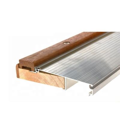 China High Nail-holding Capacity Gardens Height Adjustable Exterior Aluminum And Hardwood Sill Inswing Bottom Door Threshold for sale