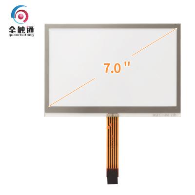 China Anti-electromagnetic Interference 5 Wire 7 Inch Highlighting Resistance Screen Touch Screen 7 Inch for sale