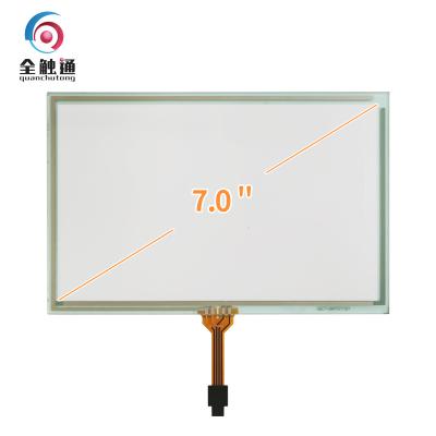 China Inch G+F Structure 4 Wire 7 Resistance Touch Screen Is Suitable For Express Scan Gun 7 Inch Touch Screen for sale