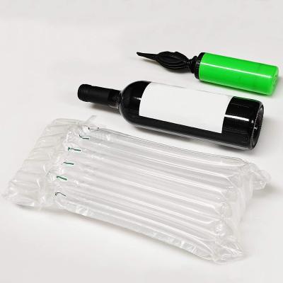 China Specific Customer Requirements Wine Bottle Protector For Air Column Cushion Shipping Leakproof Cushioning Packing Bags With Compressor for sale