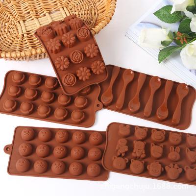 China Easy To Use And Clean Food Grade Bonus Mold Candy Non Sustainable Stick Chocolate Molds Silicone Trays Mold for sale