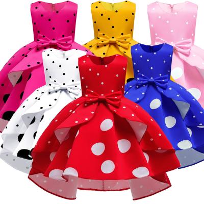 China Hot Selling Sleeveless Kids Dresses Halloween Christmas Party Bridesmaid Dresses Wedding Kids Dress For Kids Girls Dresses for sale