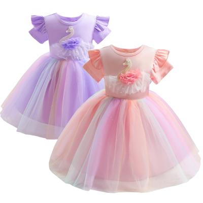 China 2021 New Anti-wrinkle Children's Clothes Children's Clothing Party Birthday Christmas Dress Princess Children's Casual Embroidered Dress Girl for sale