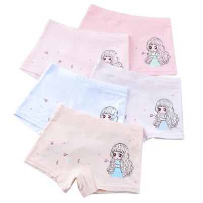 China Hot Selling Cute Breathable Short Pants Character Cartoon Pink Cotton Children Underwear Set Girl Underwear Kids Underwear for sale