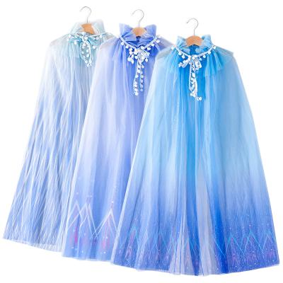 China Best Selling Fancy Cloak Girl Princess Girls Kids Cape Halloween Tulle Stage Dance Christmas Birthday Party Kids Fashional for sale