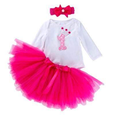 China Cute in Running Toddlers Clothing Tutu Halloween Cotton Infant Jumpsuit with Headband 2 Piece Baby Christmas Romper Babies Rompers for sale