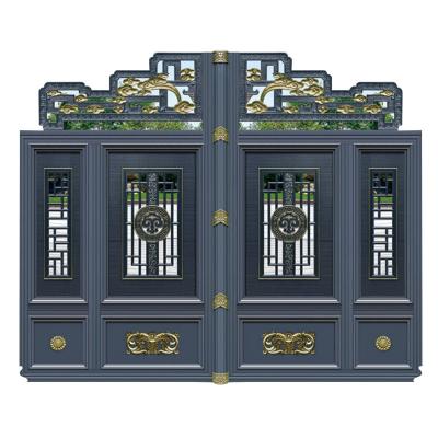 China High strength Aluminum Door For High Rising Building Security Door Simple Style Splicing Door for sale