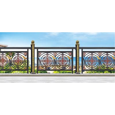 China Modern direct wholesale price sold by Chinese manufacturers by meter Landscape Art Balcony Aluminum Guardrail for sale