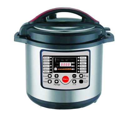 China Multi-use Electric Pressure Cooker Household 8Quart Commercial Pressure Cooker 1200W 220V 14-in-1 Rice Cooker for sale