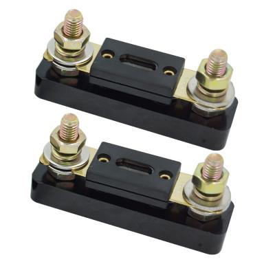 China DC 125V ANL High Current Low Pressure Ceramic Fuse Block Box Automotive Bolt Fuse Holder for sale