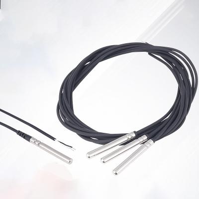 China OEM Ip68 Stainless Steel Stable Performance Customized Waterproof Temperature Sensor With Dual Edge Ntc Rolling 10k 3435 Thermistor for sale