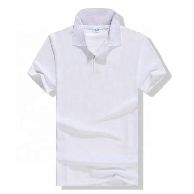 China Hot Selling Anti-wrinkle Mens Soft 100 Cotton T-shirt Golf Polo Shirts Custom Logo Polo Shirt For Men for sale