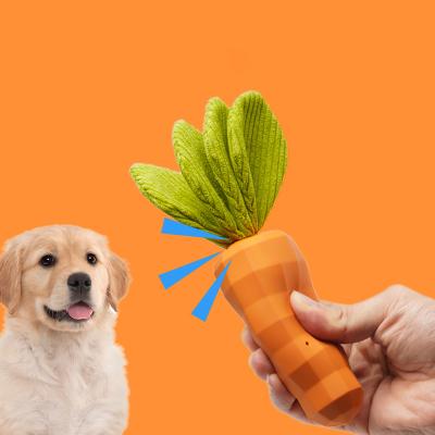 China New Viable Pet Teeth Cleaning Squeak Resistant Bite Rubber Dog Toy Chew Toys for sale