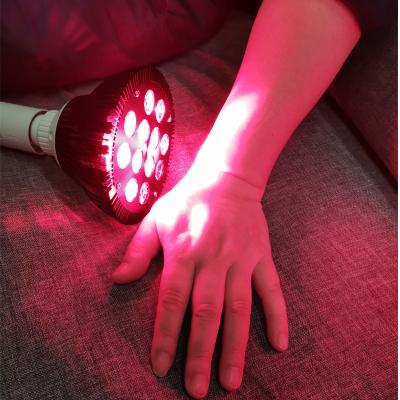 China Blood Vessel Removal 36W Pulse 660nm 850nm Led Light Infrared Therapy Therapy Lamp For Pain Red And Near Infrared Light Therapy Bulbs for sale