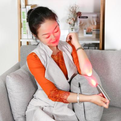 China Beauty and Health 5 Minutes Timer Red Light Therapy Device 630nm 660nm 850nm Handheld Infrared Red Led Light Therapy for sale