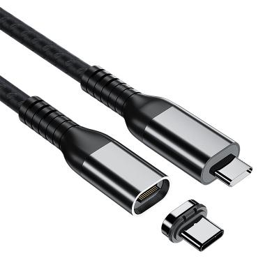 China Mobile Phone/Laptop/Video Game Player C to Magnetic 100w PD Cable 5a USB Cable USB-C 3.1 Fast Transmission for sale