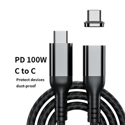 China New Arrival Mobile Phone/Laptop/Video Game Player 5a Data Cable Magnetic USB Type-c to Type-c Cable For Laptop for sale