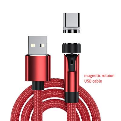 China New Arrival Magnetic Type-c USB Cable Rotating Cable Magnet Cable For Mobile Phones for sale