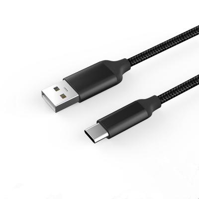 China 3A Fast Charging 2019 New Design USB Nylon Braided Cable Fast Charging Type 3A C Cable For Computer And Smart Phone for sale