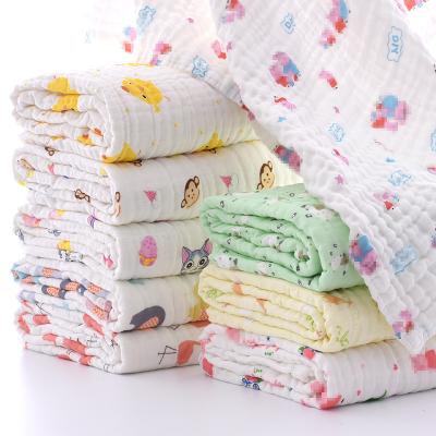 China Baby Cooling Newborn Muslin Wrap 100% Cotton Blanket for sale