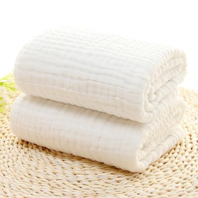 China Cooling Cotton Muslin Infant Muslin Blanket Organic Baby Wrap Covering for sale