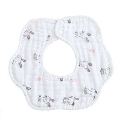 China Baby Crib Wholesale Customize Best Muslin Newborn Infant Baby Bibs Burp Cloths for sale