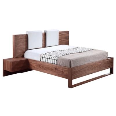 China BE-256 Wooden Bed Bedroom Furniture Modern Design Hotel Design Wooden Bed for sale