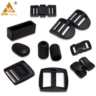 China Cheap Wholesale Factory Price Nickel Free One Ring Side Release Adjustable Recycled Plastic Buckle Accessories Buckle For Cloth Bags for sale