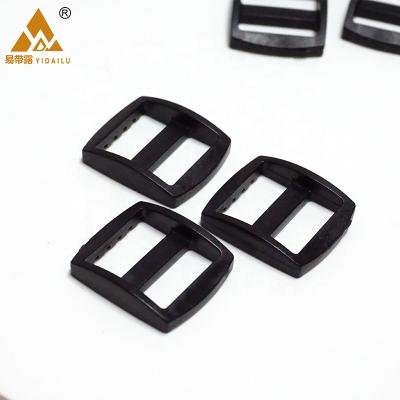 China Nickel Free Colors 16mm Square Dog Adjustable Collar Bag Plastic Triple Slip Buckle Slider Buckle In Stock for sale