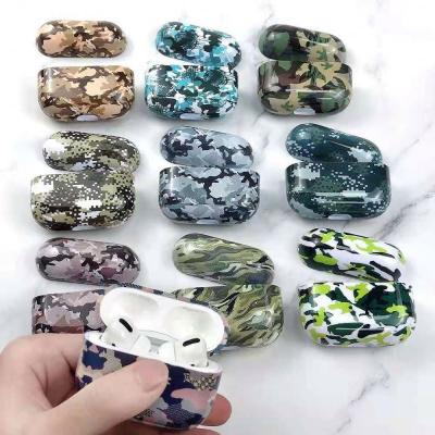 China For hard earphone factory price PC fashion camouflage design oover cases waterproof case for AirPodspro 3 for sale