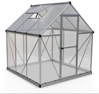 China Easily Assembled One Stop Gardens Blackout Polycarbonate Grow Tent Cold Weather Hard Plastic Gazebo Garden Greenhouse for sale