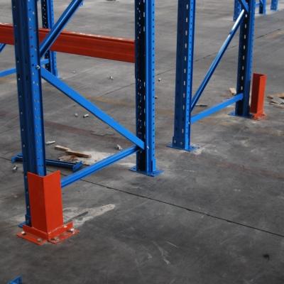 China Corrosion protection support safety beam; Stretching amount, guard Etc. Pallet rack accessories Te koop