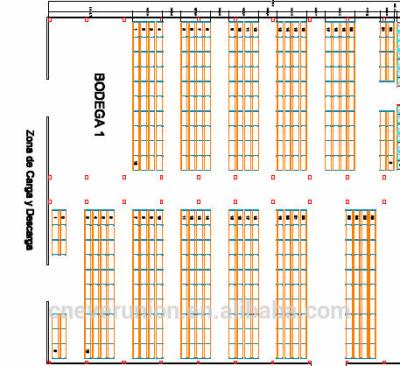 China 1.5/1.8/2.0/2.3/2.5/2.75/3.0/3.2mm warehouse rack storage, solder rack, free warehouse layout design Te koop