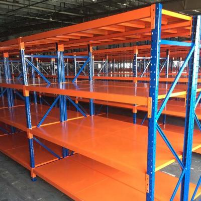 China Wholesale High Quality Medium Duty Long Span Warehouse Shelving System Warehouse Storage Heavy Duty Selective Pallet Rack 300-1200mm LSS for sale