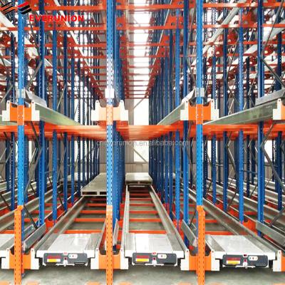 China Warehouse Racking Heavy Duty Adjustable Load 1500-2500kg Warehouse Pallet Shuttle Radio Racking System With CE à venda