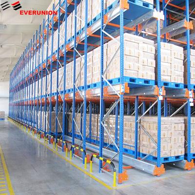 China Corrosion Protection Factory Price Radio Racking System Pallet Shuttle , Radio Shuttle Pallet Racking for sale