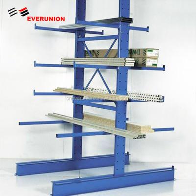 China 1.5/1.8/2.0/2.3/2.5/2.75/3.0/3.2mm Heavy Duty Rack Double Sided PVC Pipe Cantilever Rack, Pipe Storage Rack à venda