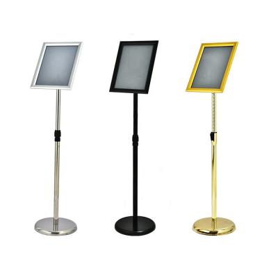 China Wholesale 2021 Rotatable Angle Aluminum Adjustable Poster Display Stand A3 A4 for sale