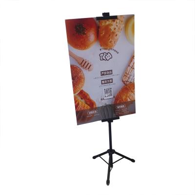 China 2021 Height Adjustable Hot Sale Double Sided Adjustable Tripod Poster Stand for sale