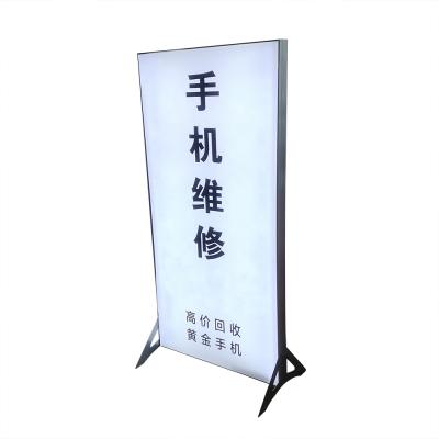 China 2021 Promotion Hot Sale Fabric Outdoor Free Standing Light Box For Store for sale