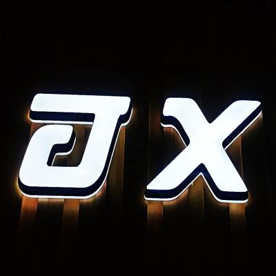 China Buildings 2022 Hot Sale Custom 3D Backlit Led Letter Sign For Shopping Mall for sale