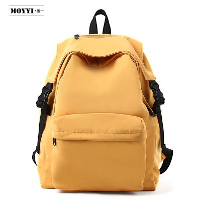 China Waterproof 2020 Newcomer Travel Backpack Couples Children School Casual Bag Yellow Daily Student Bag for sale