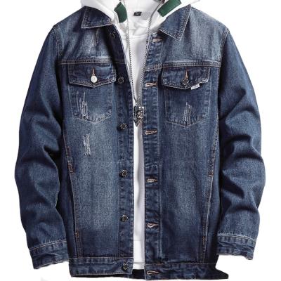 China 2021 JACKETOWN Boys Denim Regular Autumn Puff Sweater Regular Custom Jean Jacket Man Coat Outerwear plus size jacket for sale