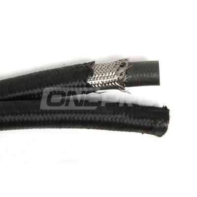 China Racing Car High Performance Stainless Steel Reinforced Nylon Braided Gasoline And Oil Diesel Fuel One Hose Line for sale