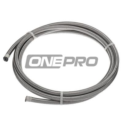 China Race Car Fuel Line Reinforced Stainless Steel 3AN 4AN 6AN 8AN 10AN 12AN Braided PTFE Brake Hose for sale