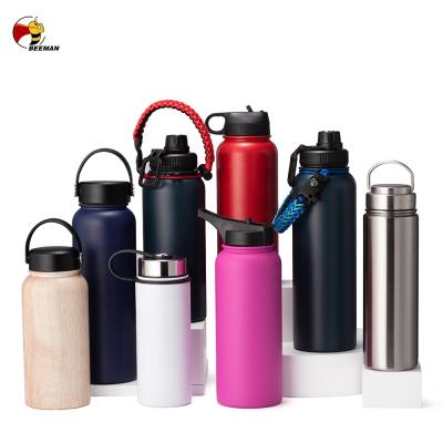 China Beeman Stainless Steel Double Wall Thermos Viable Promotional Bulk Vacuum Flasks Insulated Bpa Free Water Bottle for sale