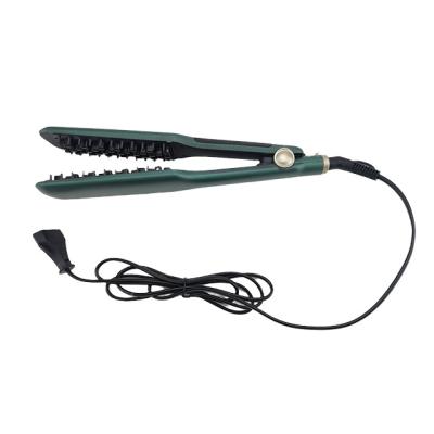 China Hotel Titanium Custom Cheap Professional Portable Wide Flat Irons Steam Tourmaline Lug Hair Flat Straightener for sale