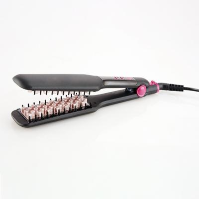 China Outdoor Salon Styler Hair Wet Dry Quick Straightener with Flat Iron Steam Ionic Hair Straightener for sale